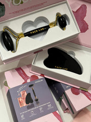 FACELAB - Black Obsidian Face Yoga Essentials -Roller & Guasha