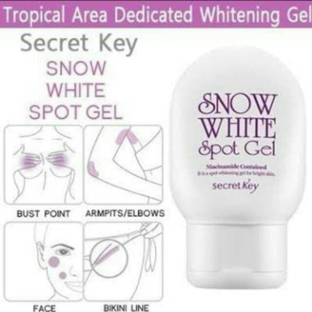 Secret Key - Snow White Spot Gel visage et corps - 65g