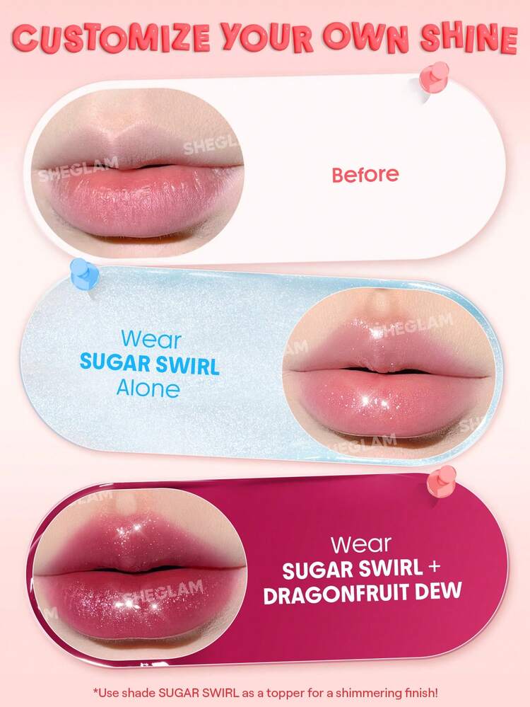 SHEGLAM -Hydra Jelly Pocket Lip Jam-Dragonfruit Dew