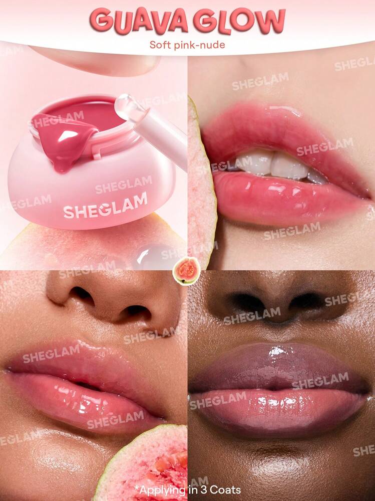 SHEGLAM -Hydra Jelly Pocket Lip Jam-Guava Glow