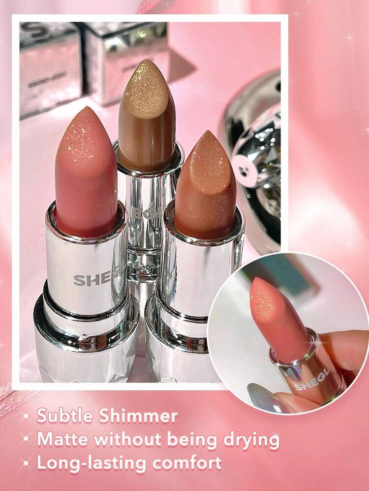SHEGLAM - Starlight Velvet Lipstick- Flame
