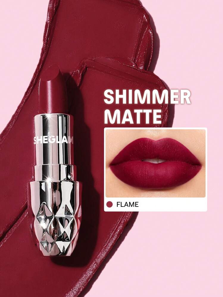 SHEGLAM - Starlight Velvet Lipstick- Flame