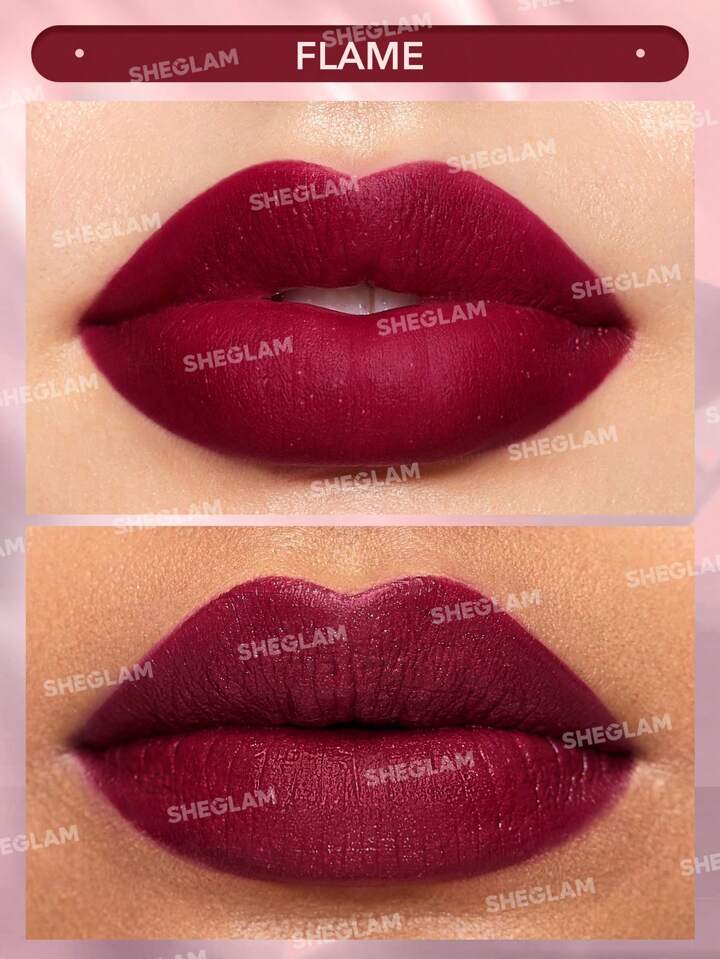 SHEGLAM - Starlight Velvet Lipstick- Flame