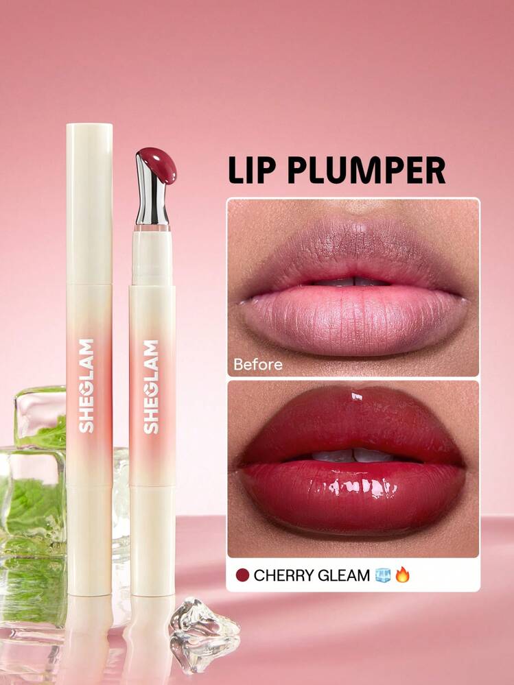 SHEGLAM -Bold Booster Lip Plumper- Cherry Gleam