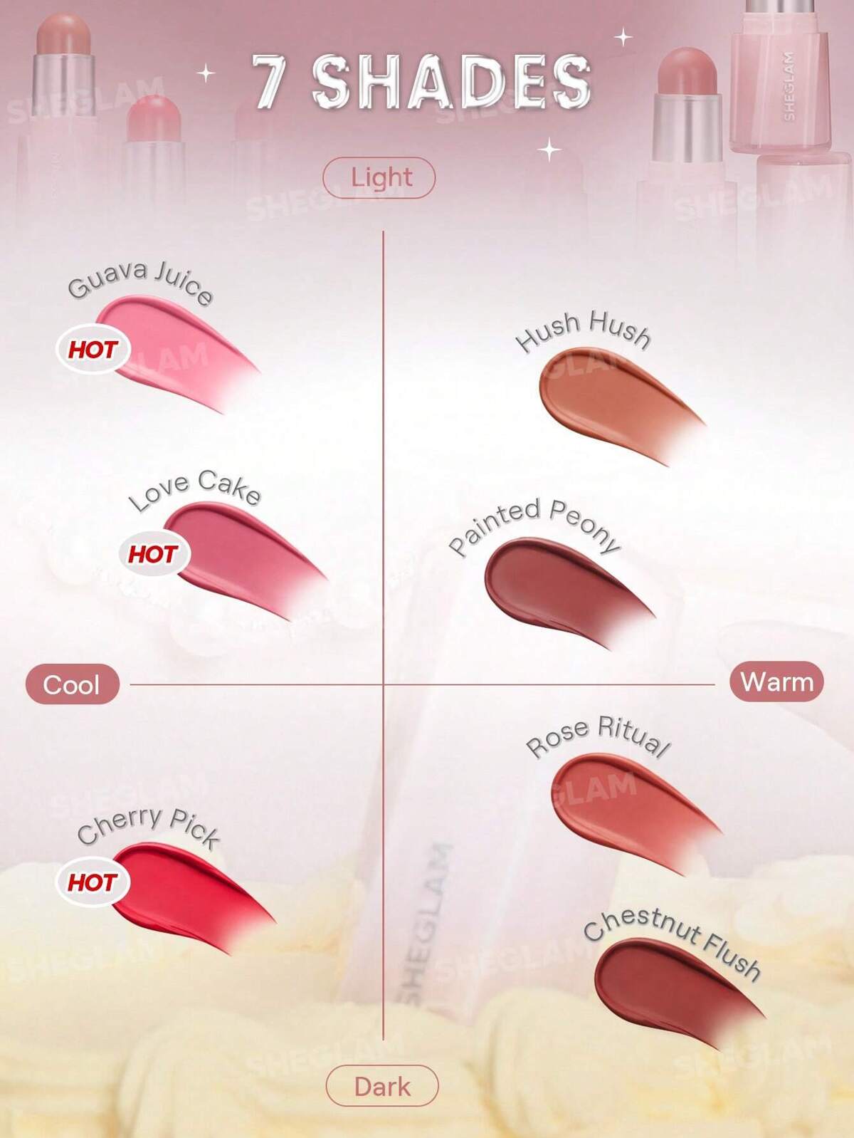 SHEGLAM - Buttery Bliss Blush Stick - Love Cake