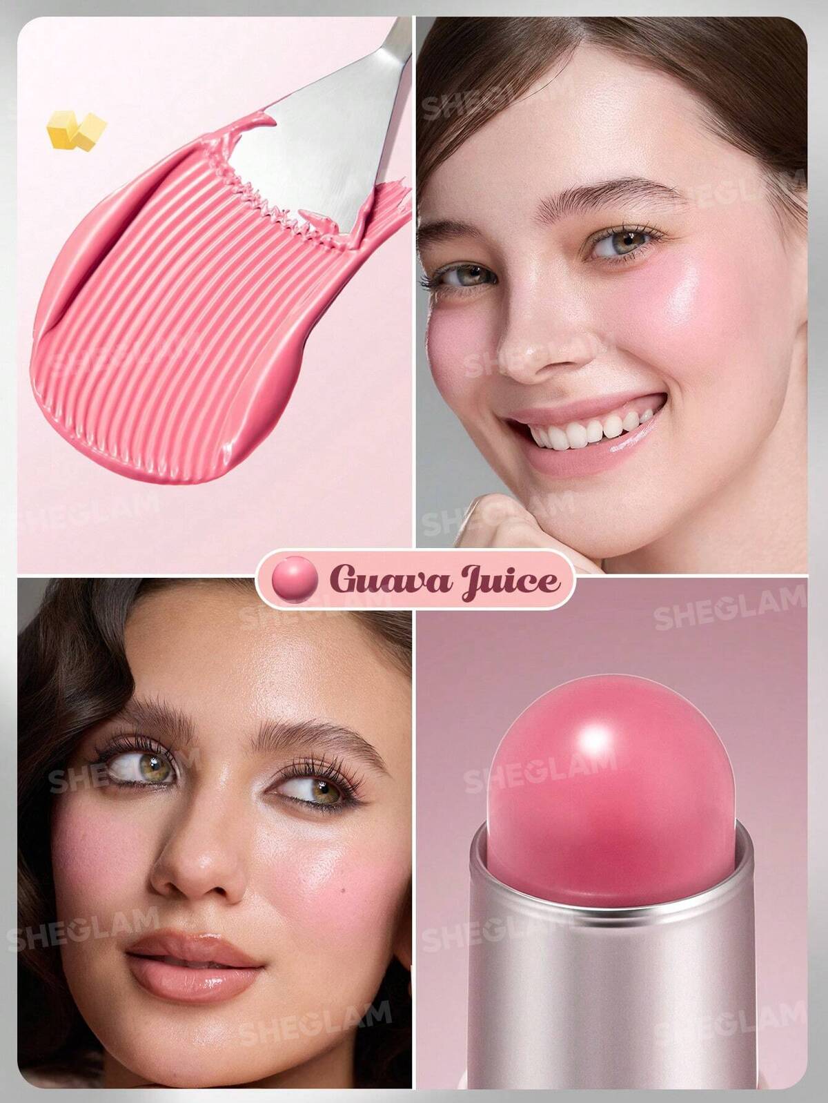 SHEGLAM - Buttery Bliss Blush Stick - Guava juice