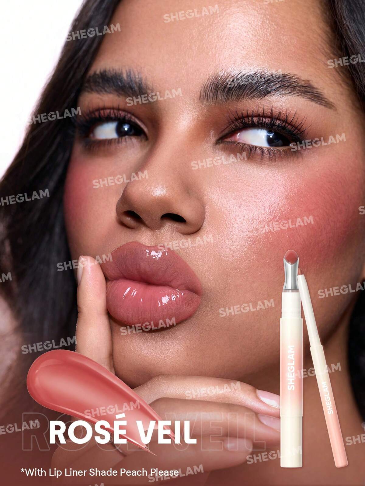 SHEGLAM -Bold Booster Lip Plumper- Rosé Veil