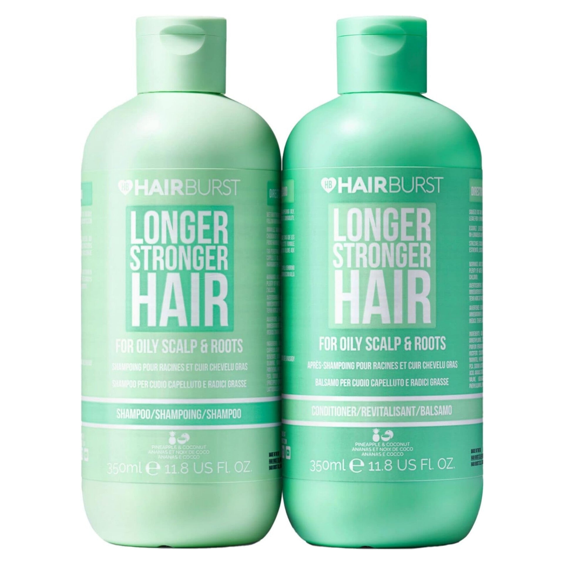 HAIRBURST - Shampoing + Conditoner Pour Cheveux Gras - 2x350ml