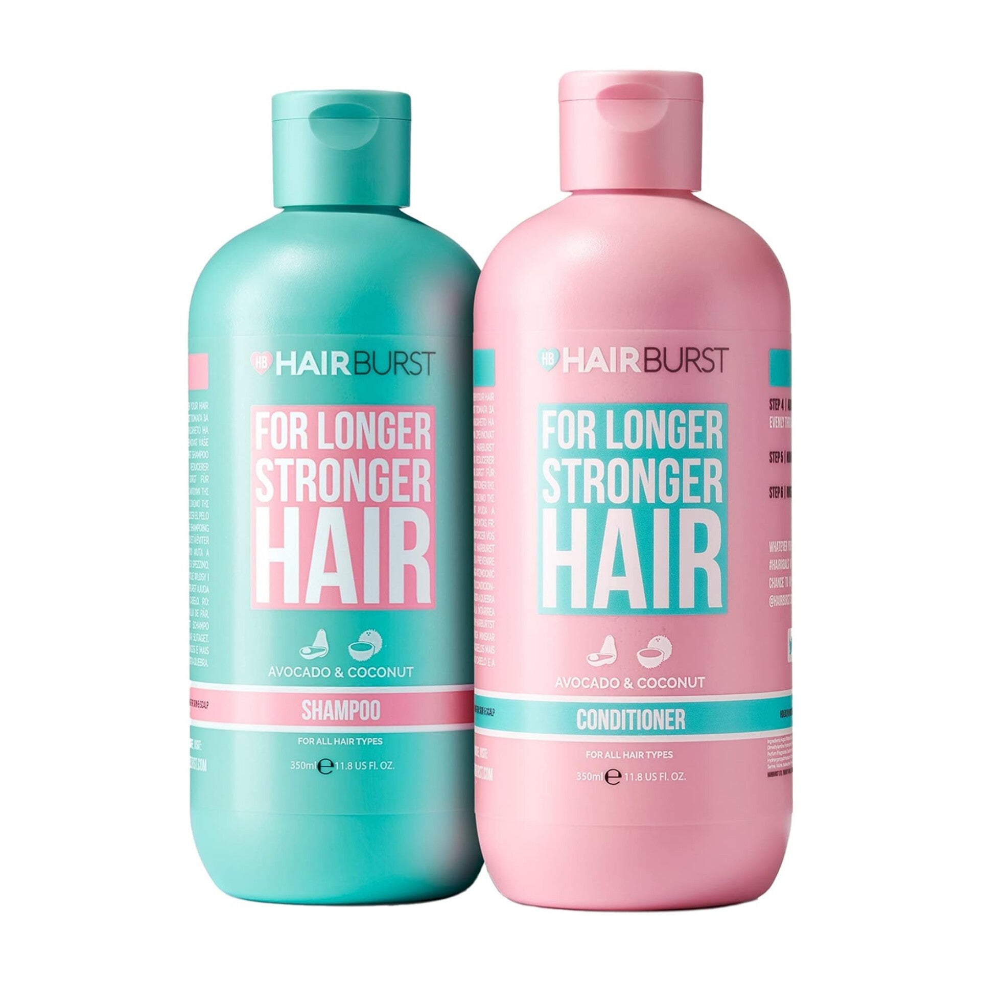 HAIRBURST - Shampoing + Conditioner à l'avocat et Noix de Coco - 2x350ml