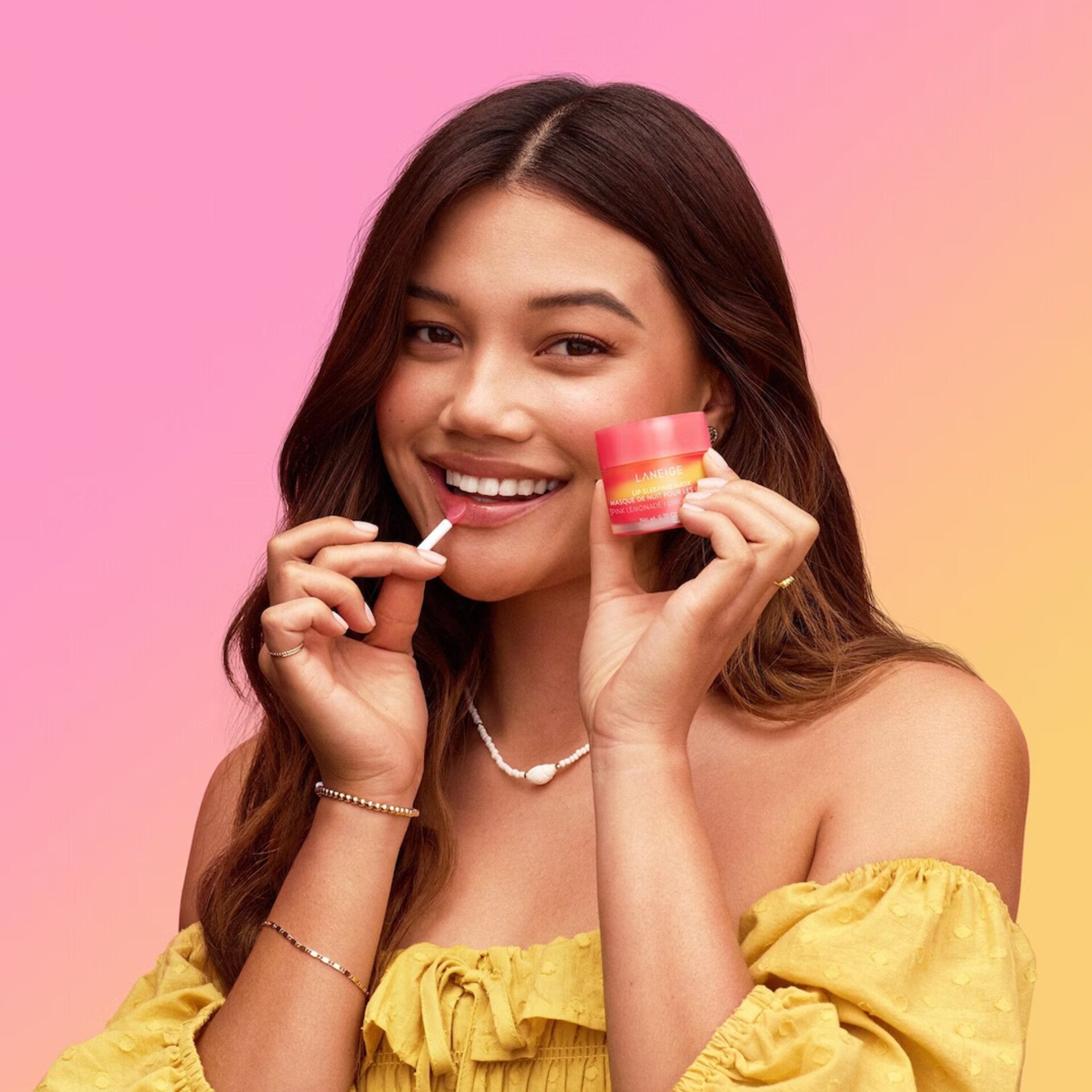 LANEIGE - Lip Sleeping Masque De Nuit Pour Les Lèvres - réf Pink Lemonade 20g