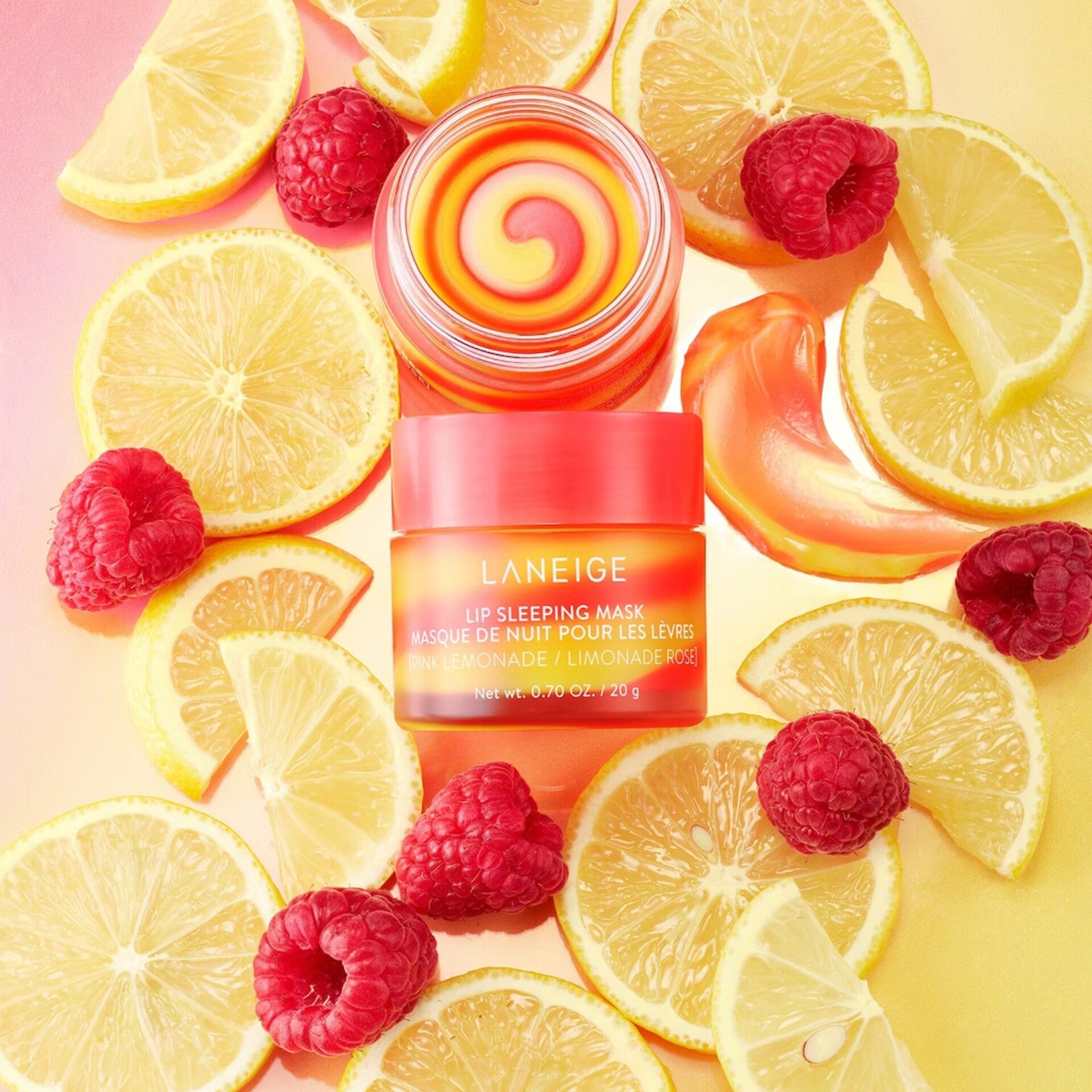 LANEIGE - Lip Sleeping Masque De Nuit Pour Les Lèvres - réf Pink Lemonade 20g