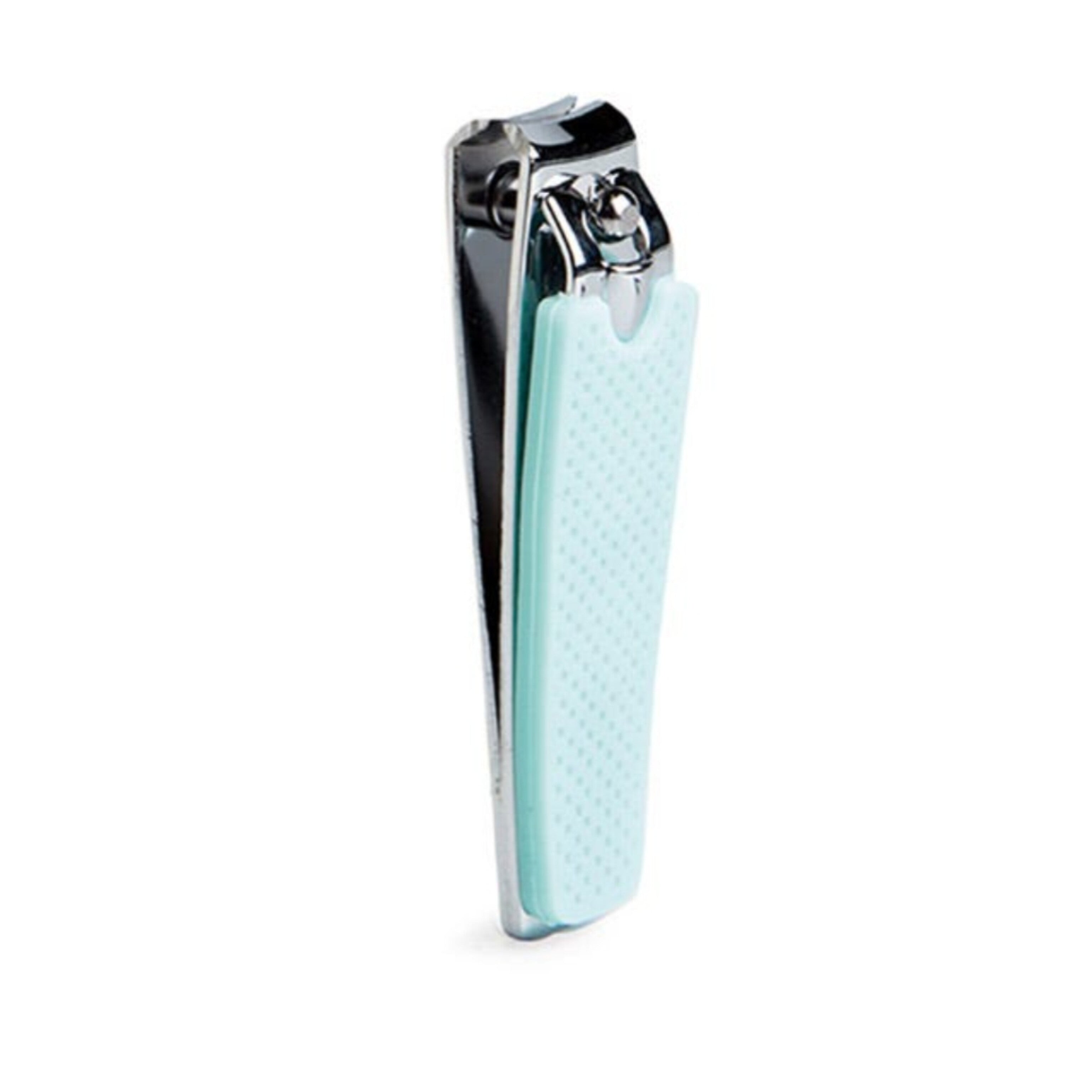 IDC INSTITUTE - Precision Nail Clipper with Silicone - réf Bleu