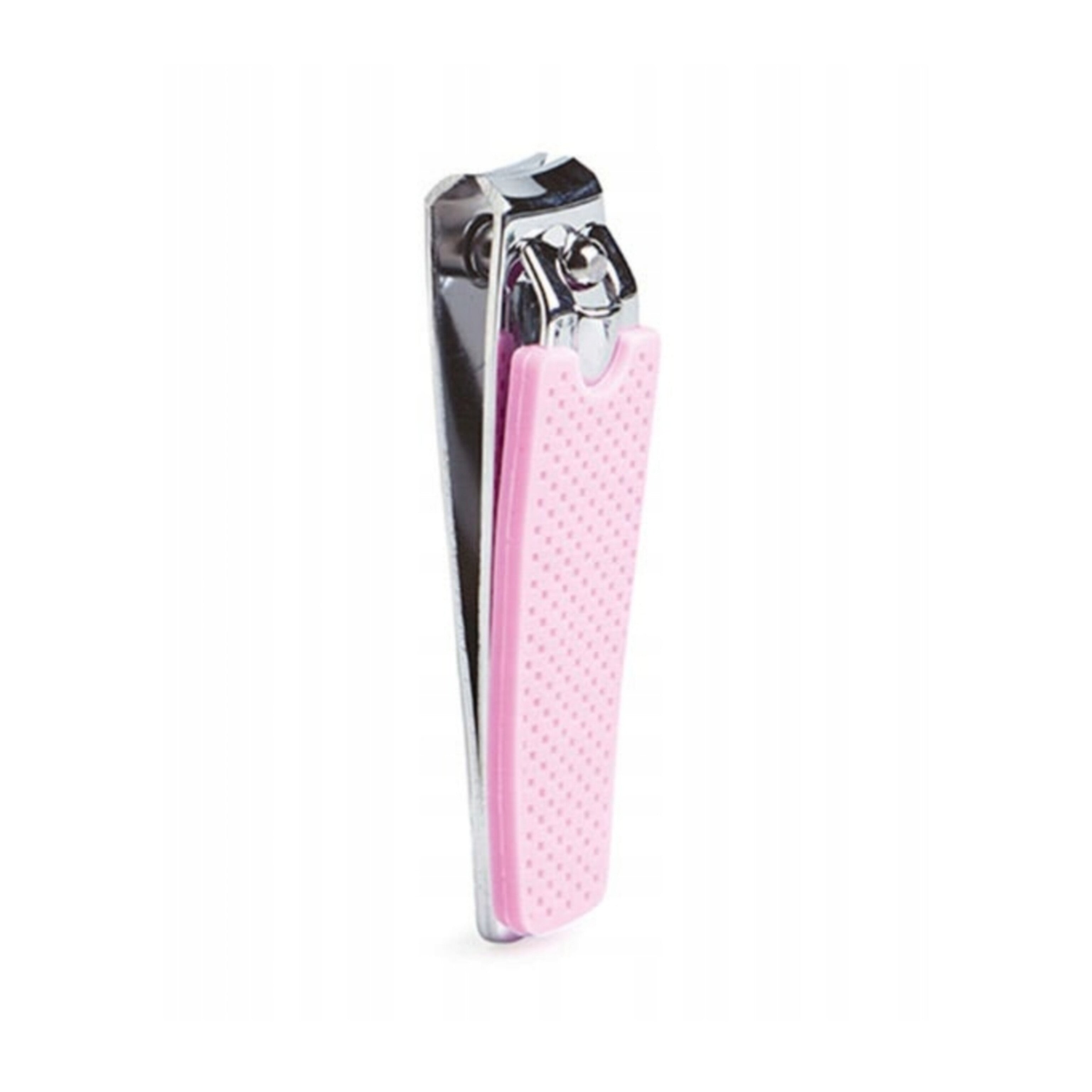 IDC INSTITUTE - Precision Nail Clipper with Silicone - réf Pink