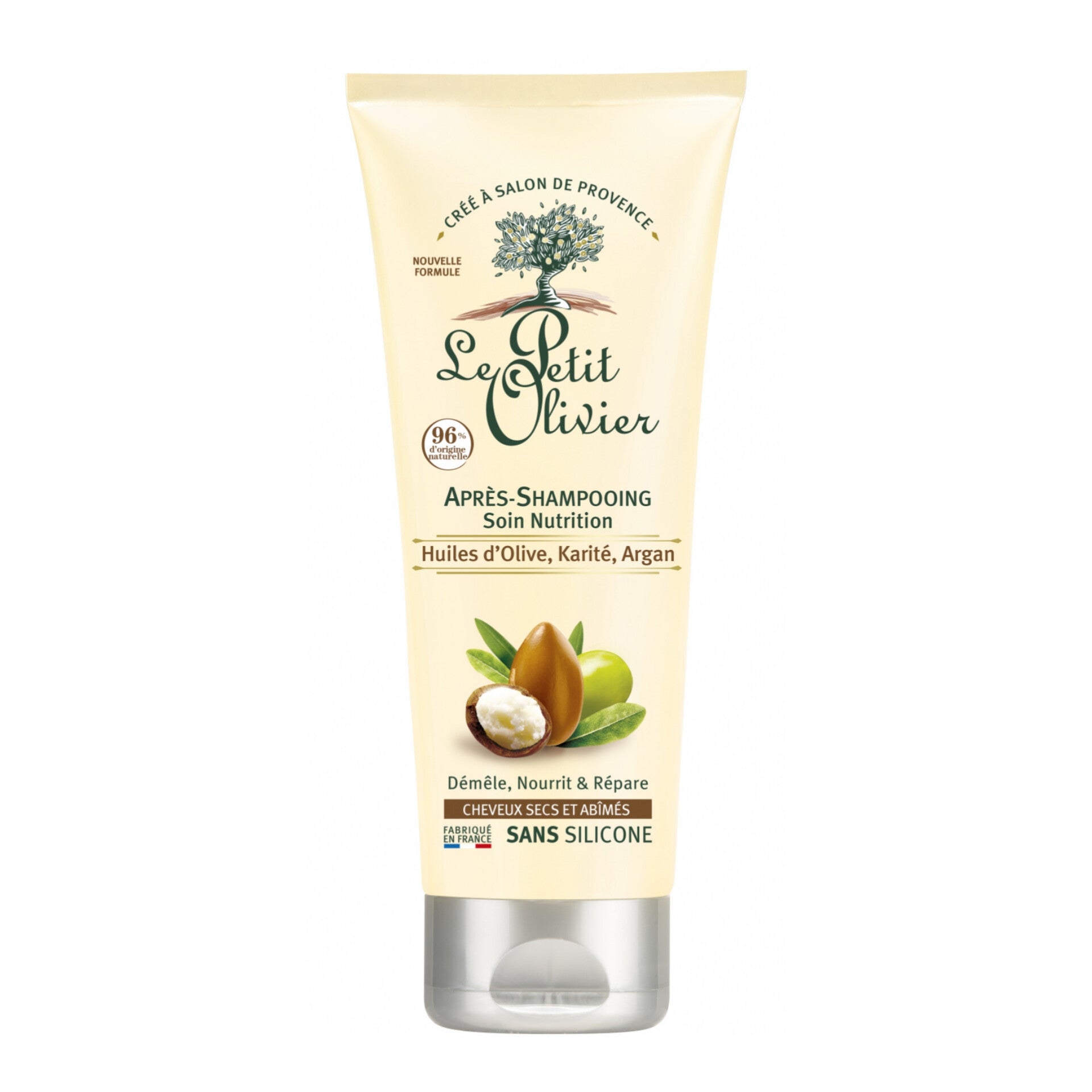 LE PETIT OLIVIER - Duo Shampoingem et Après Shampooing Crème Nutrition Huile d'Olive Karité et Argan - 250ml