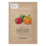 SKINFOOD - Sous Vide Mask Sheet - réf Paprika