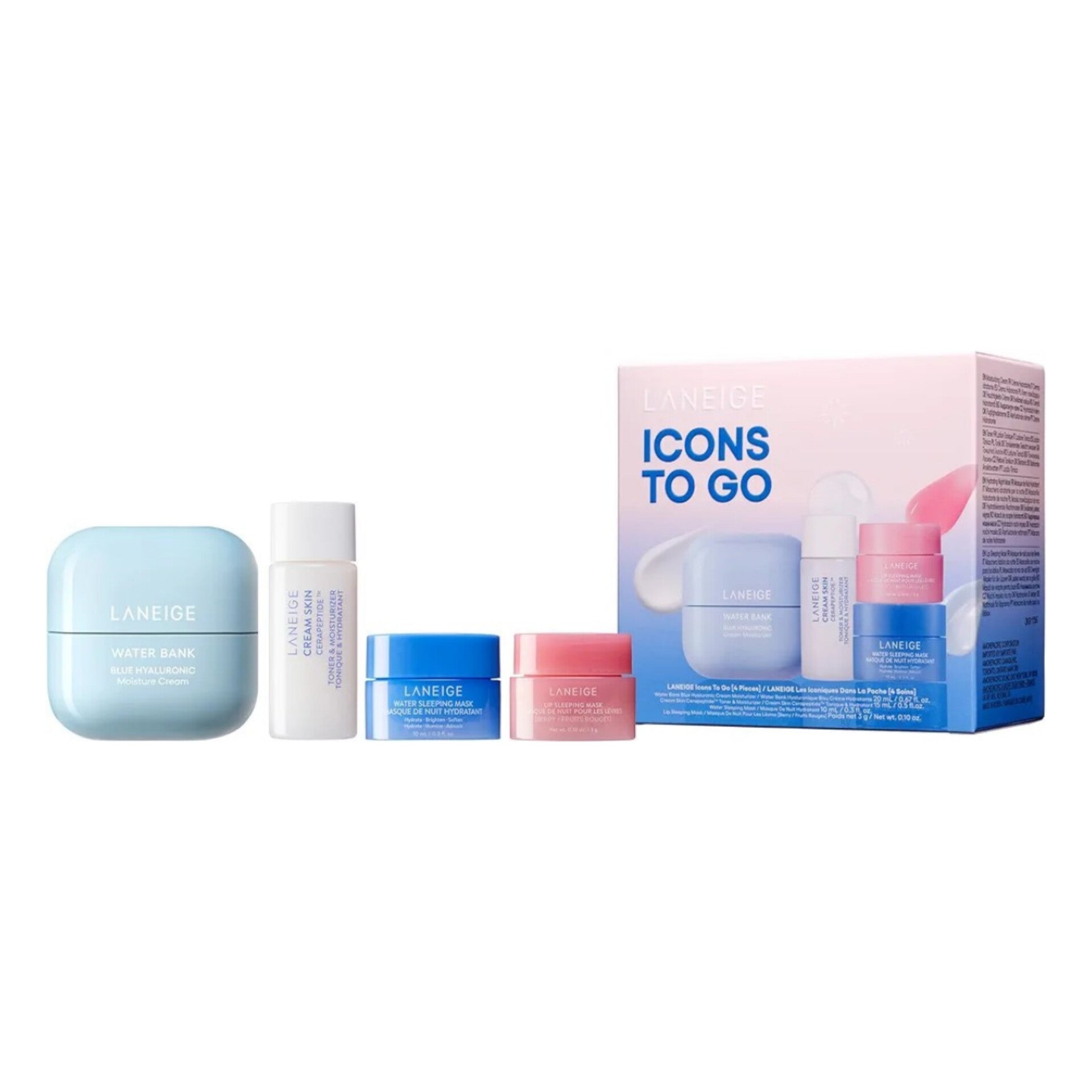 LANEIGE - Icons To Go Set ( 4pcs Mini )