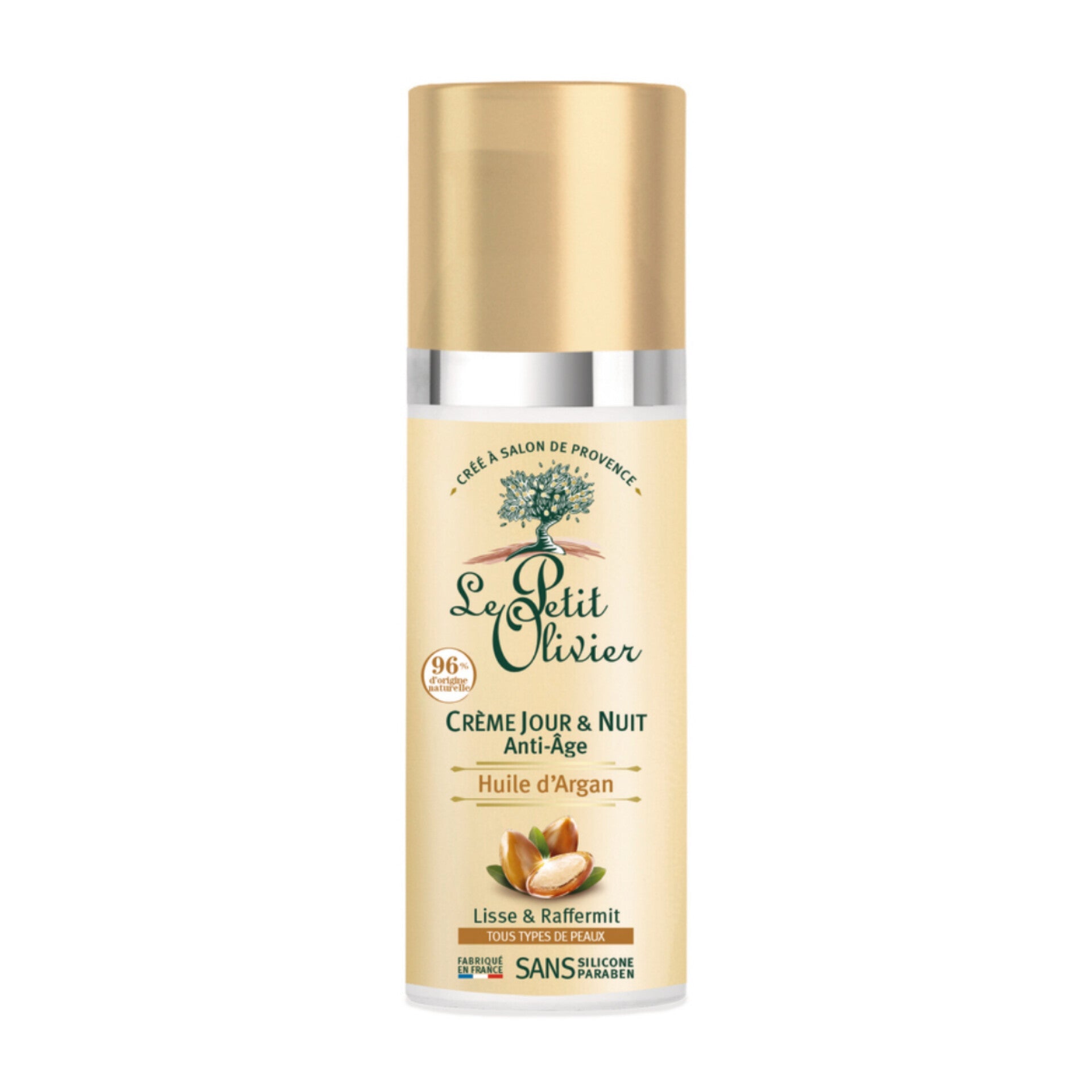 LE PETIT OLIVIER - Crème de Jour et Nuit Anti-âge Huile d'Argan - 50ml