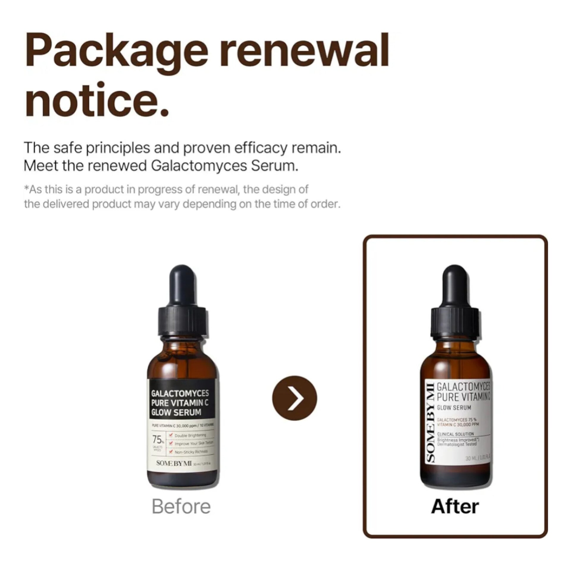 SOME BY MI - Galactomyces Pure Vitamine C Glow Serum- 30ml