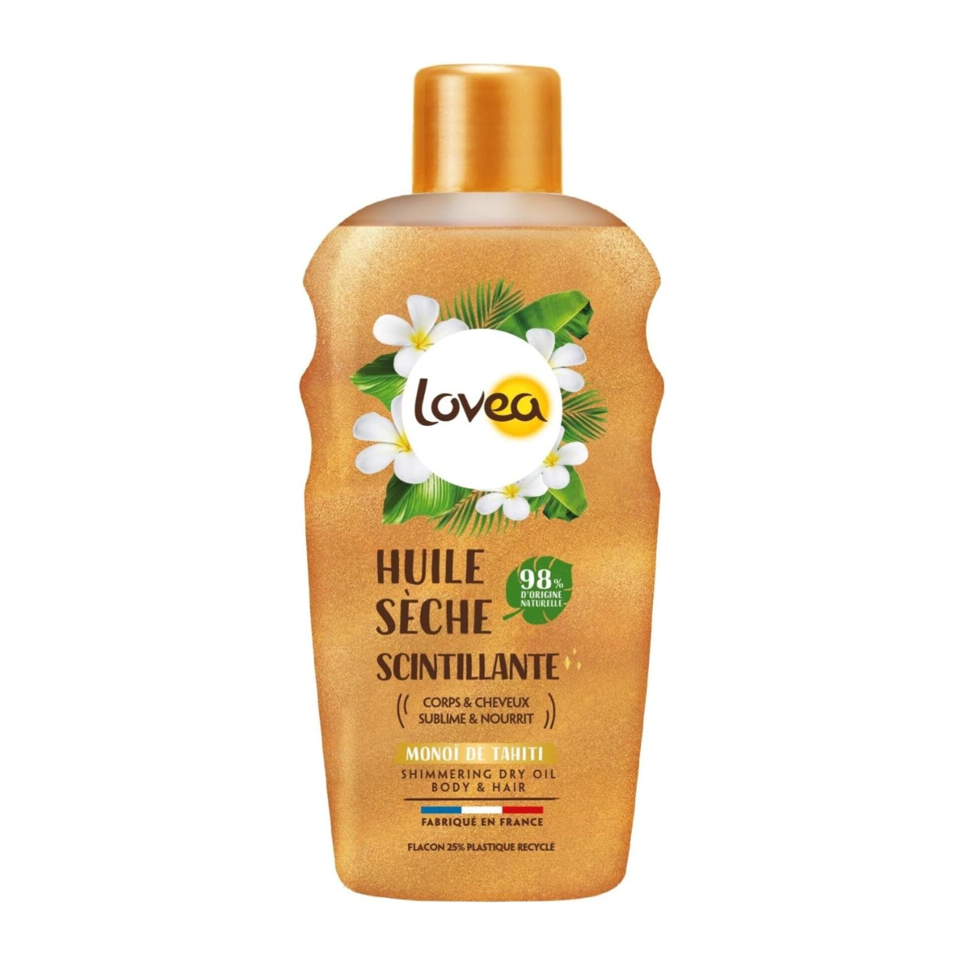 LOVEA - Huile Sèche Scintillante Monoï de Tahiti - 150ml