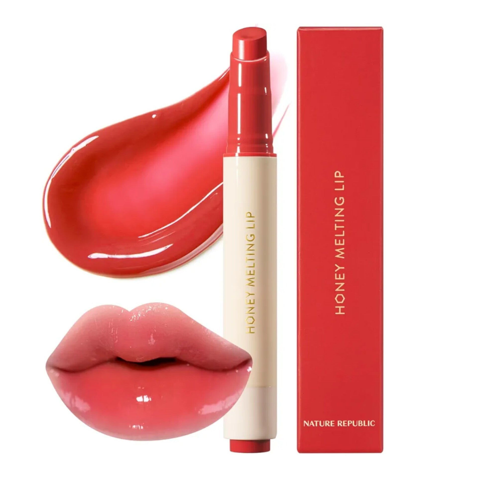 NATURE REPUBLIC - Honey Melting Lip - réf 04 Pomegranate
