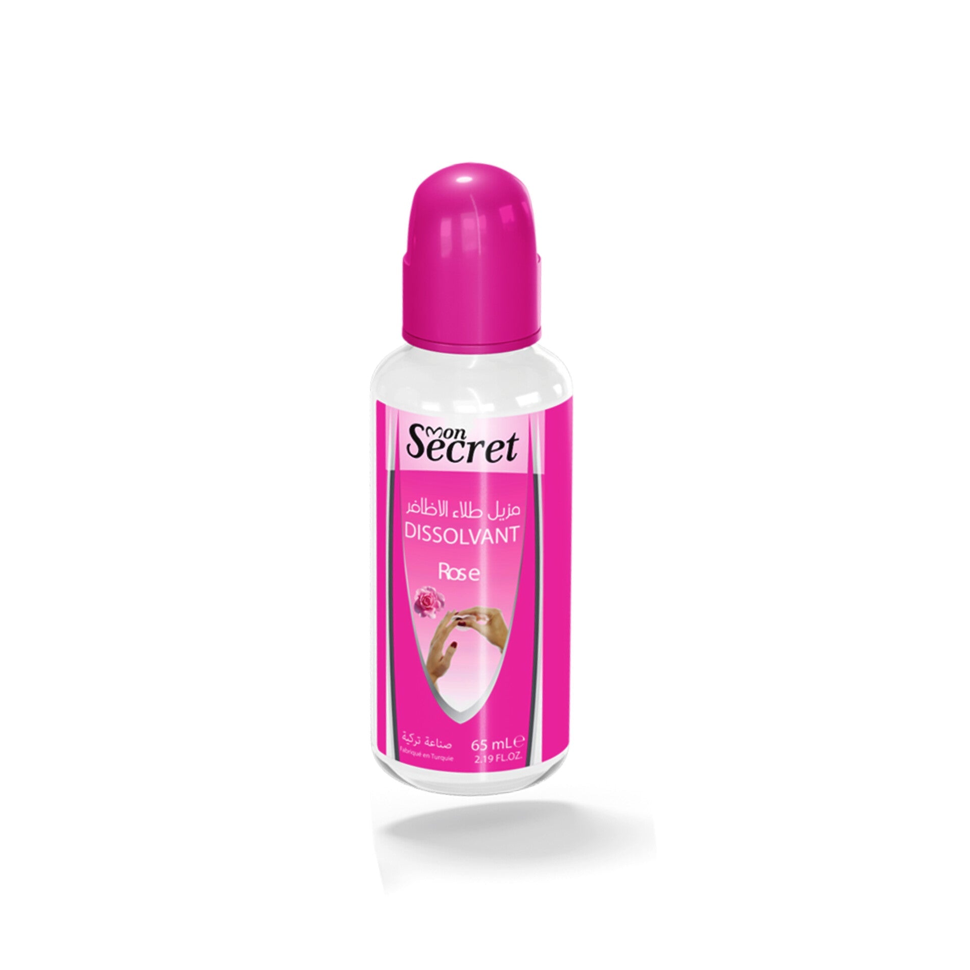 MON SECRET - Dissolvant pour Ongles 65ml - réf Rose