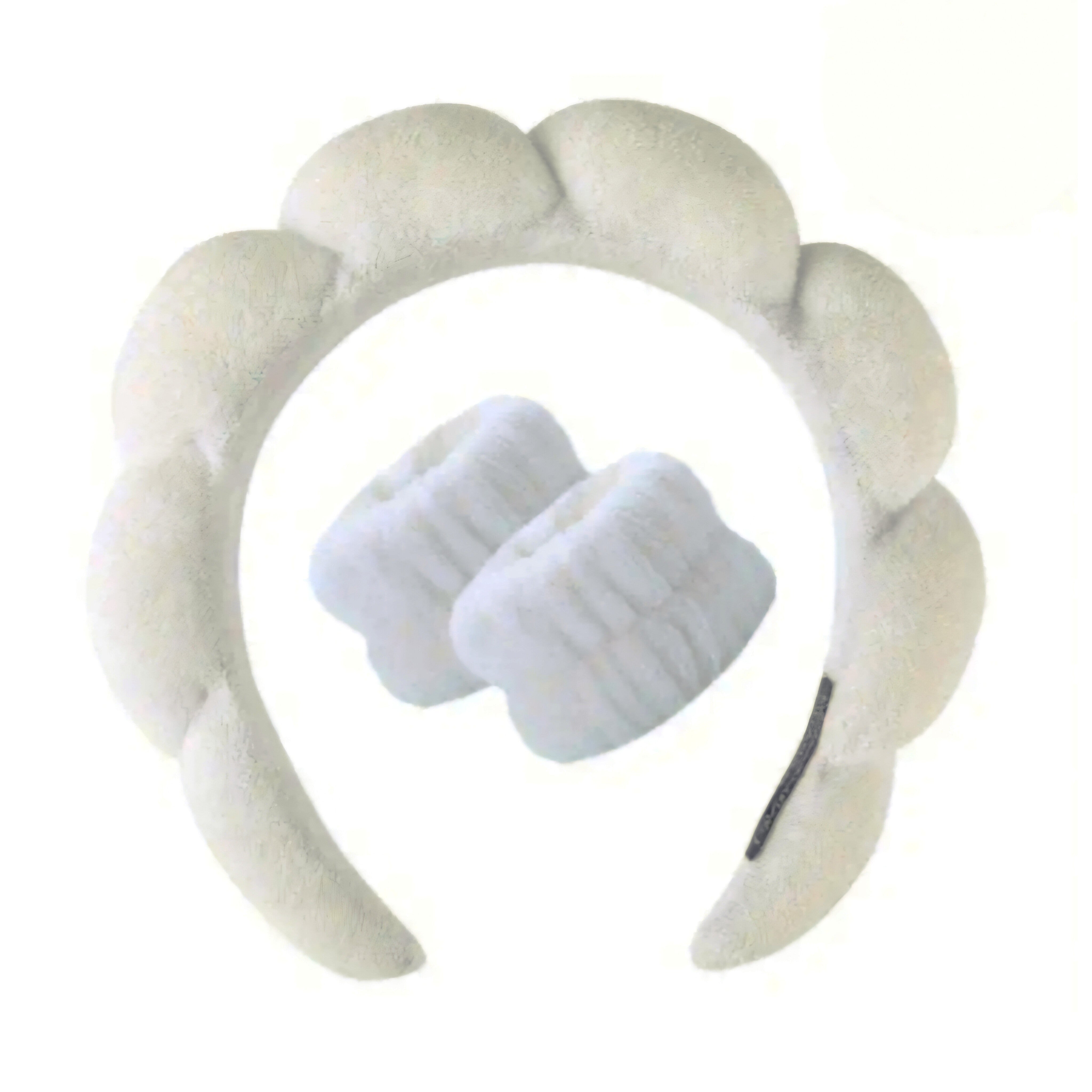 POPPIN - Bandeau de lavage de tête & poignets - réf Beige ( 3pcs )