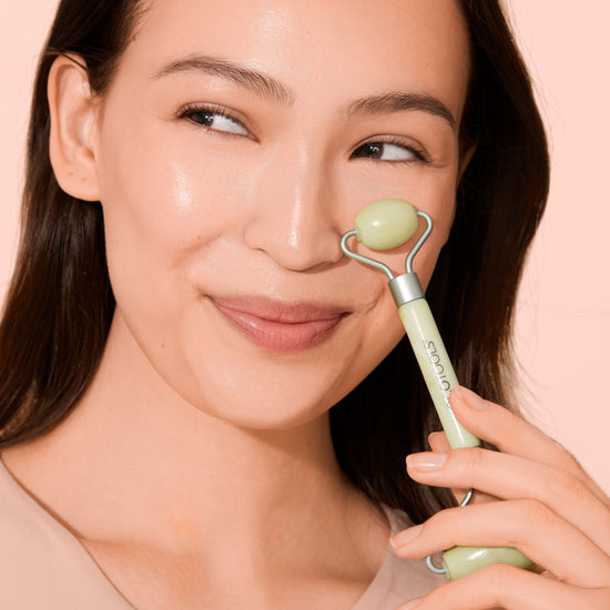 ECOTOOLS - Jade Facial Roller and Eye Roller Duo ( 2pcs )
