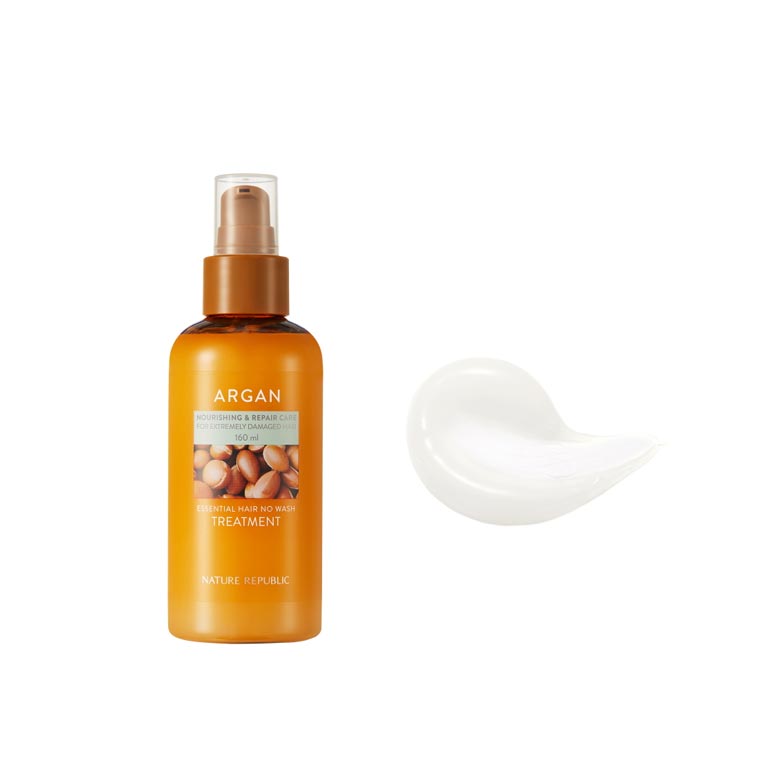 NATURE REPUBLIC - Argan Essential Nourishing & Repair Care No Wash Treatment - 160ml