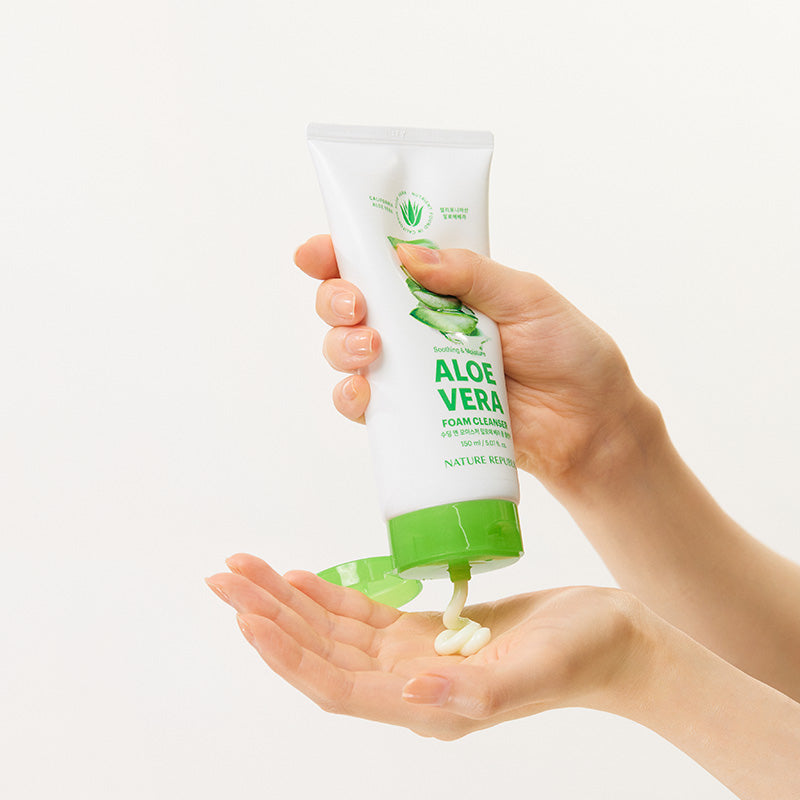 NATURE REPUBLIC - Soothing & Moisture Aloe Vera Foam Cleanser - 150ml
