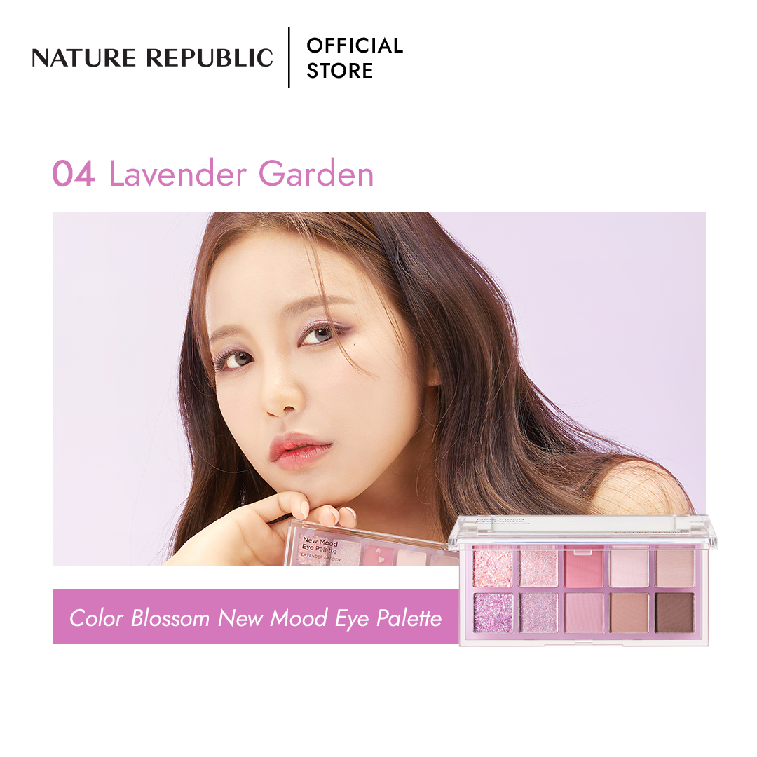 NATURE REPUBLIC - New Mood Eye Palette - réf 04 Lavender Garden