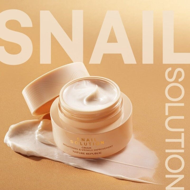 NATURE REPUBLIC - Snail Solution Cream - 52ml