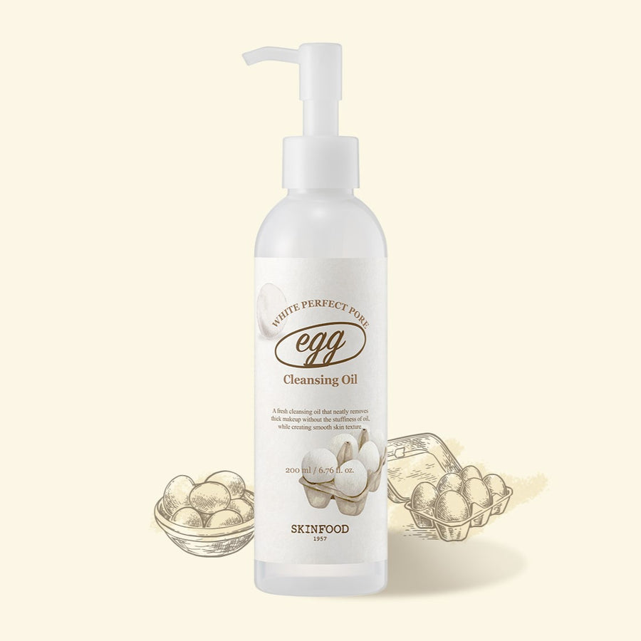 SKINFOOD - Egg White  Perfect Pore Cleansing Oil - 200ml