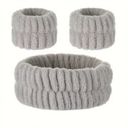 POPPIN - Bandeau de lavage de poignet et tête - réf Gray ( 3pcs )