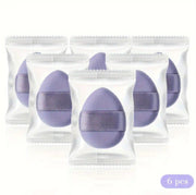 POPPIN - Mini Powder Puff - réf Purple ( 6pcs )