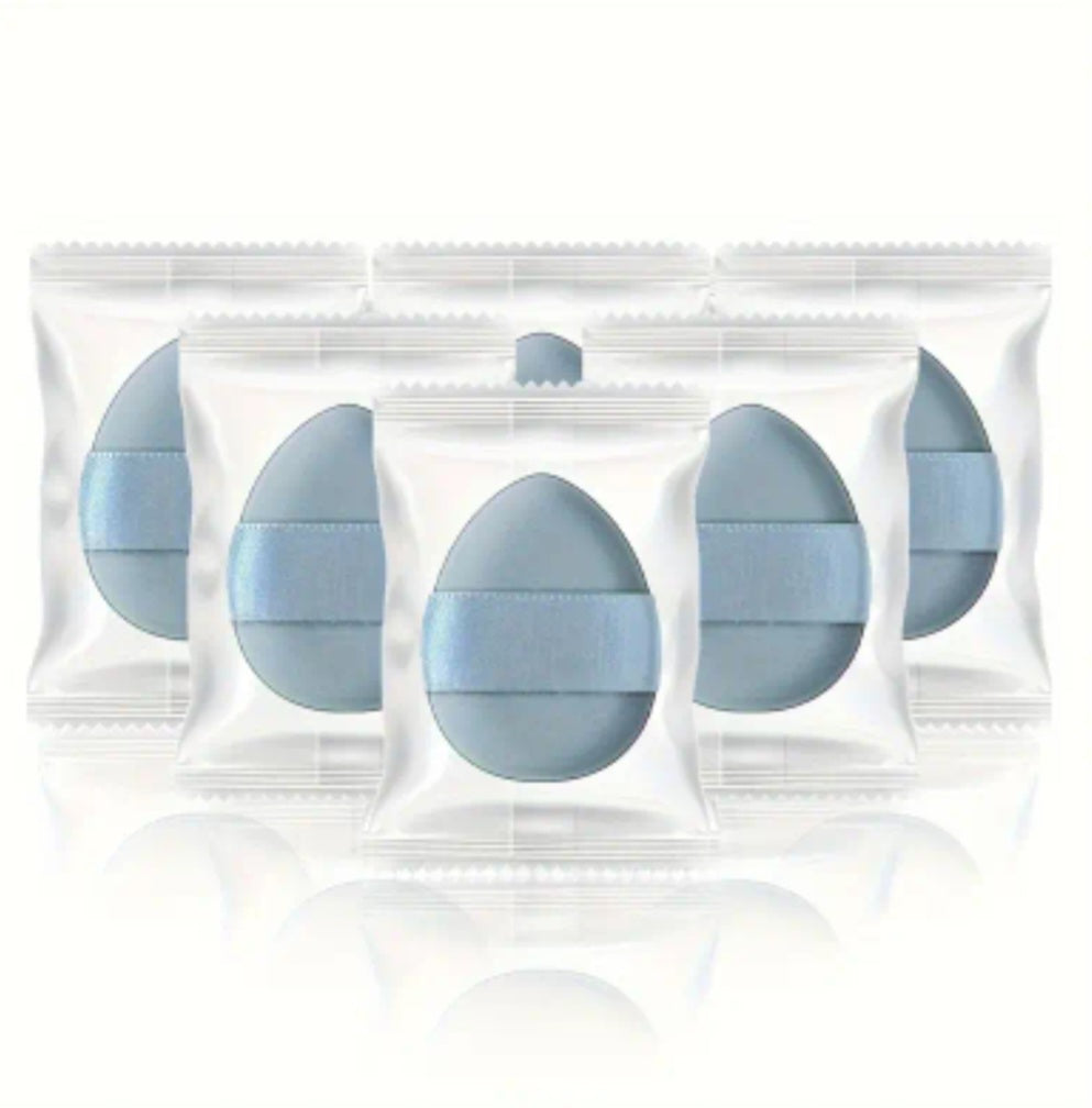 POPPIN - Mini Powder Puff - réf Blue ( 6pcs )