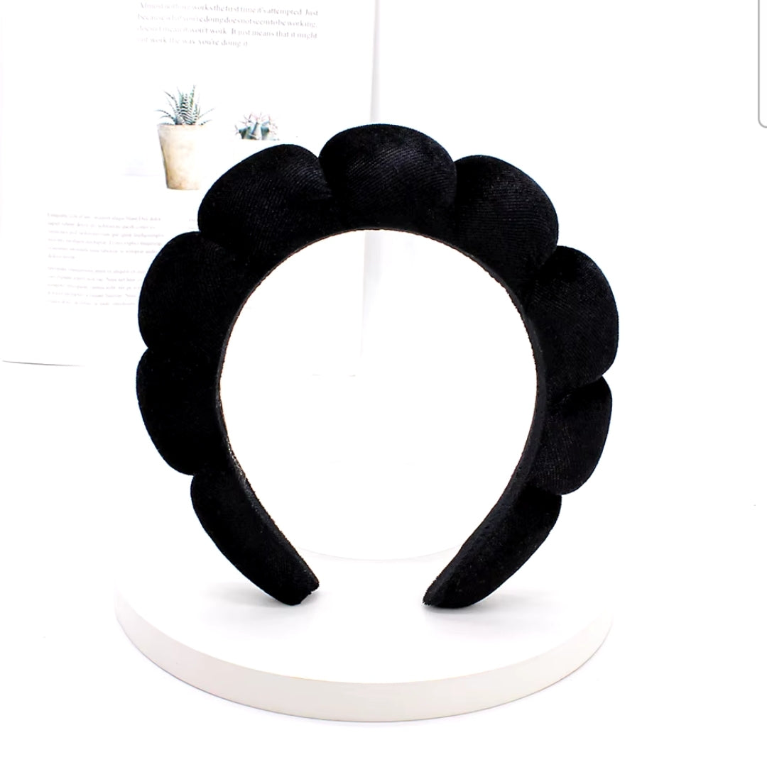 POPPIN - Bandeau de lavage de tête - réf Black