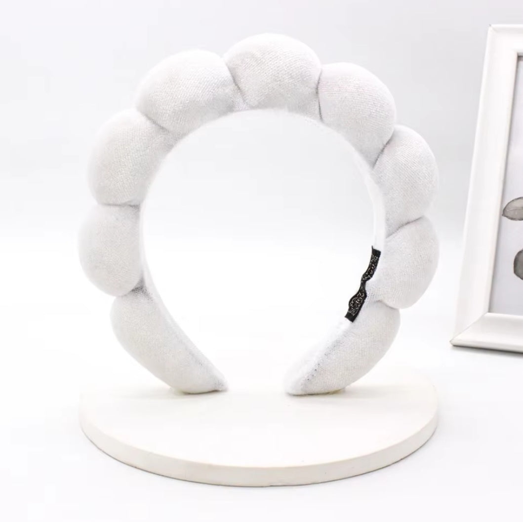 POPPIN - Bandeau de lavage de tête - réf White