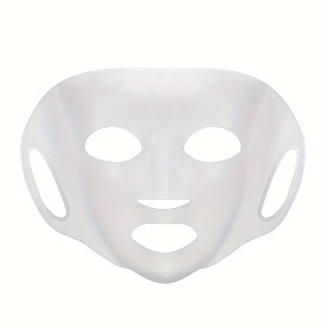 Poppin - Masque Fixateur en Silicone Réutilisable - réf Transparent