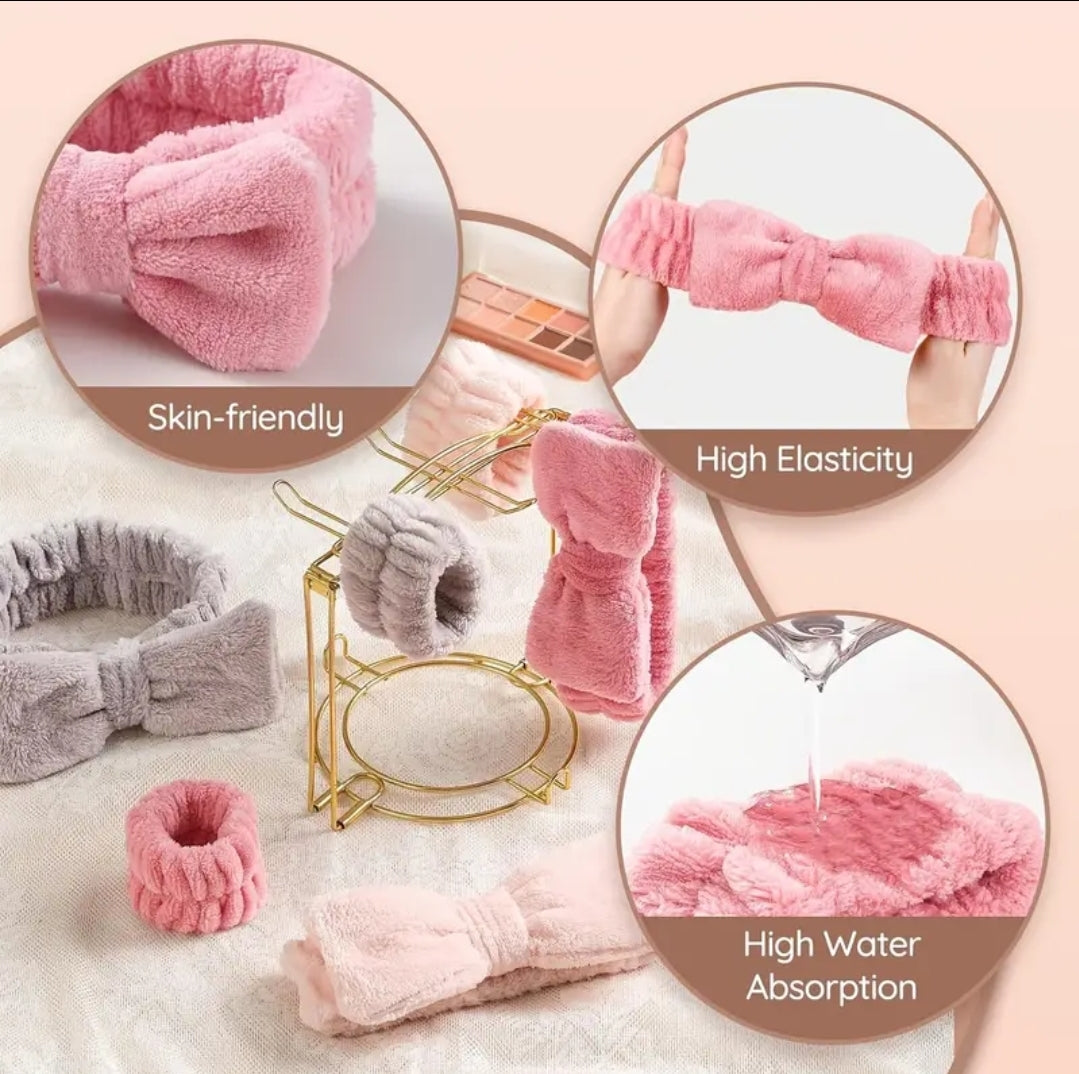 POPPIN - Bandeau de lavage poignet et tête - réf Beige ( 2pcs )