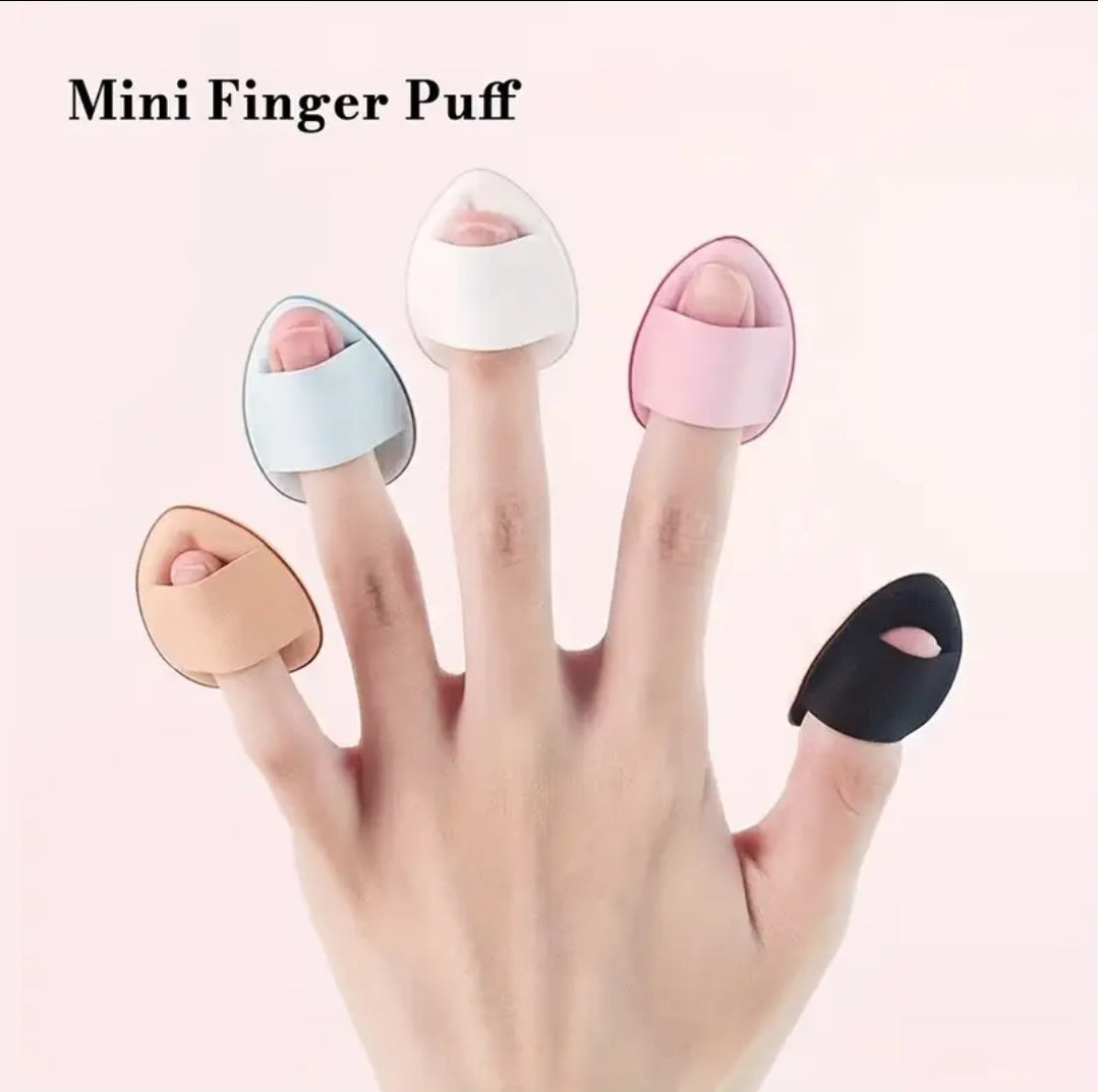 POPPIN - Mini Powder Puff Box - réf Apricot ( 6pcs )