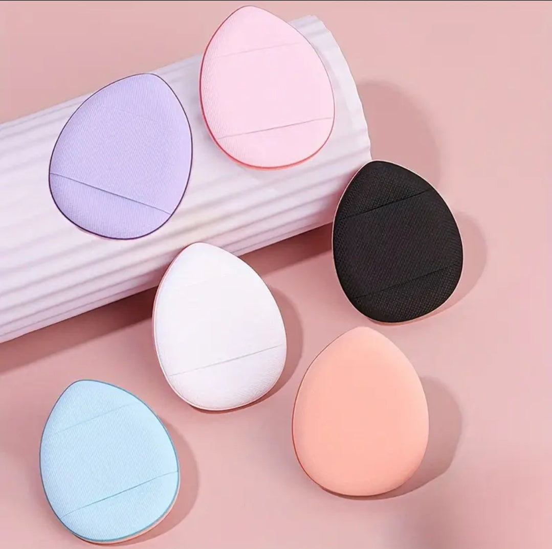 POPPIN - Mini Powder Puff Box - réf Apricot ( 6pcs )