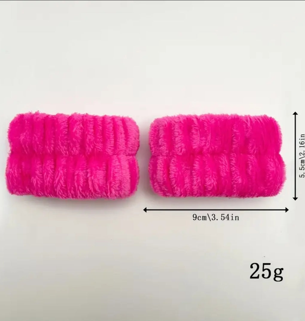 POPPIN - Bandeau de lavage de poignet - réf Fushia ( 2pcs )