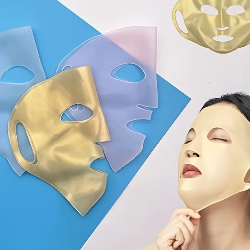 Poppin - Masque Fixateur en Silicone Réutilisable - réf Gold