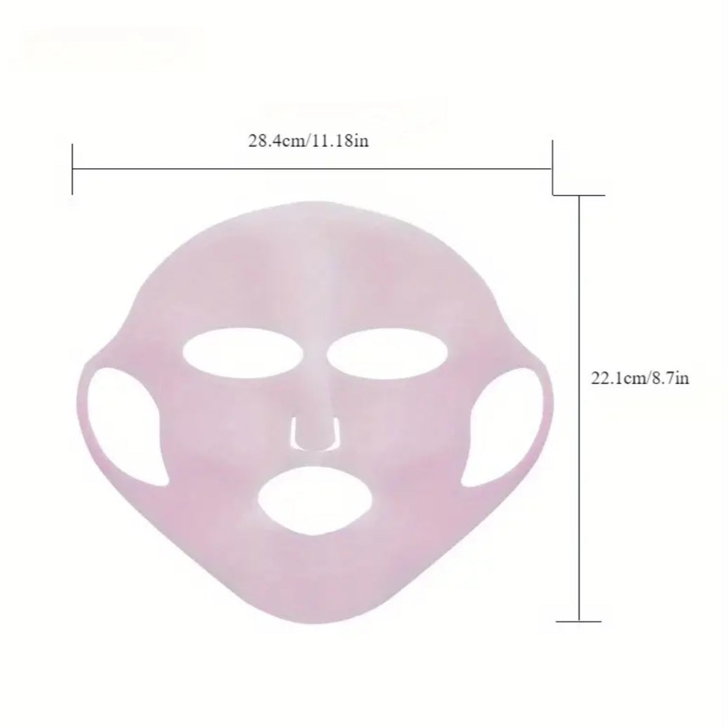 Poppin - Masque Fixateur en Silicone Réutilisable - réf Pink ( pack 5pcs )