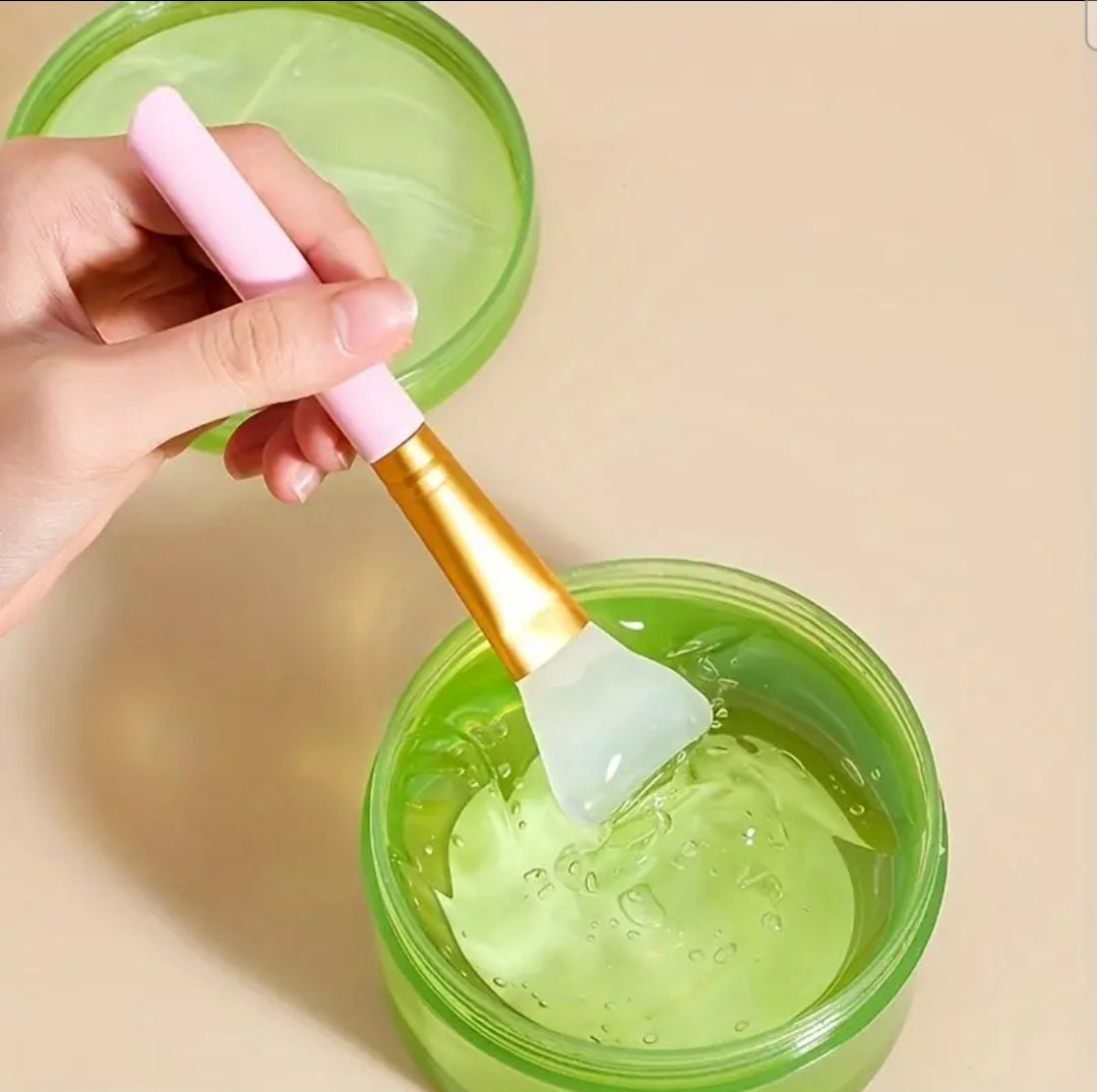 POPPIN - Pinceau en silicone pour masque visage - réf Pink
