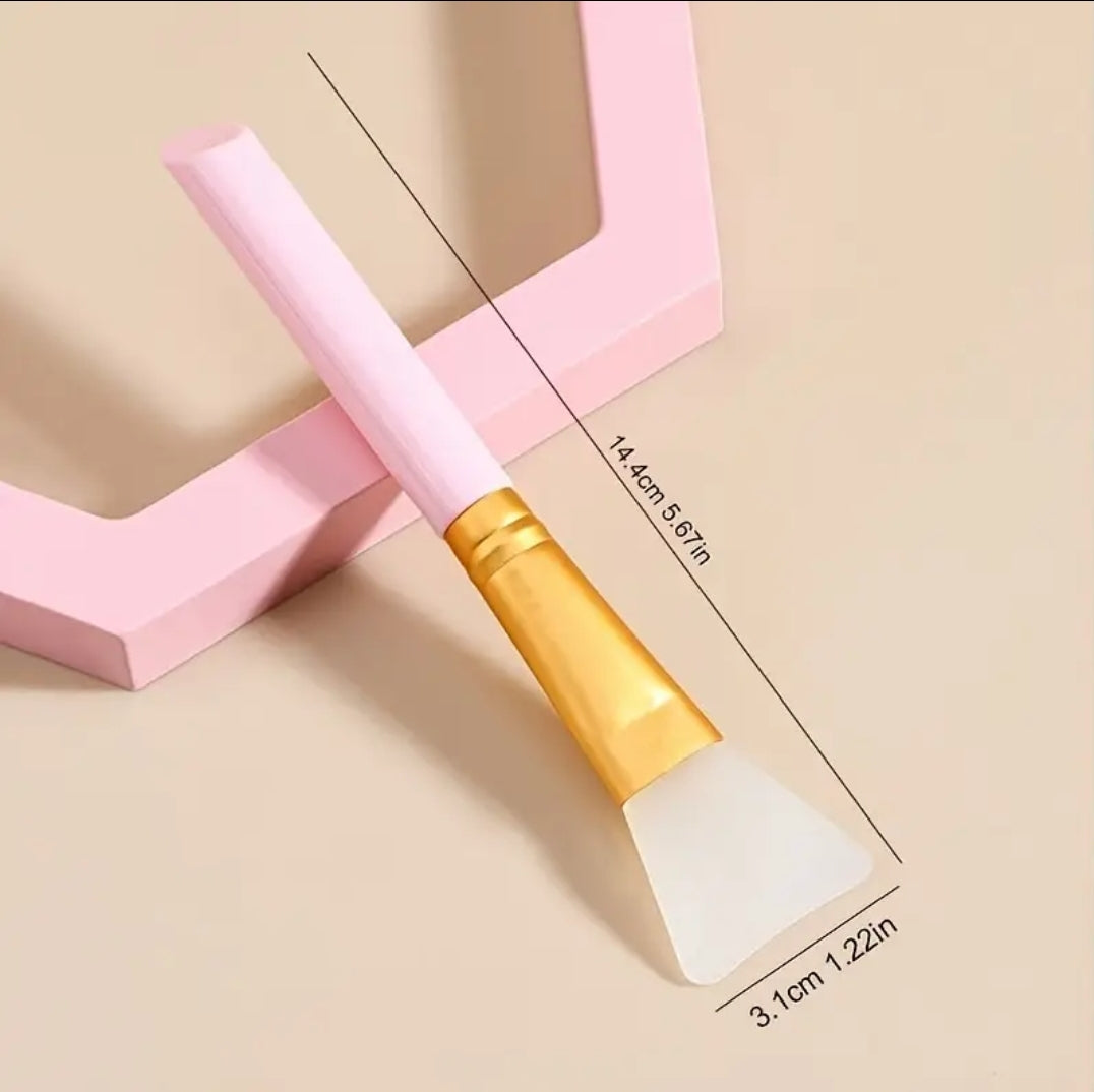 POPPIN - Pinceau en silicone pour masque visage - réf Pink