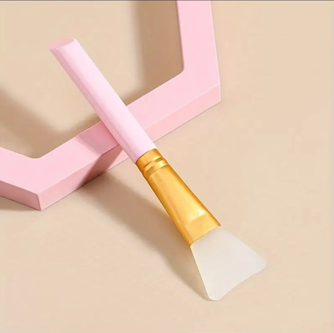 POPPIN - Pinceau en silicone pour masque visage - réf Pink