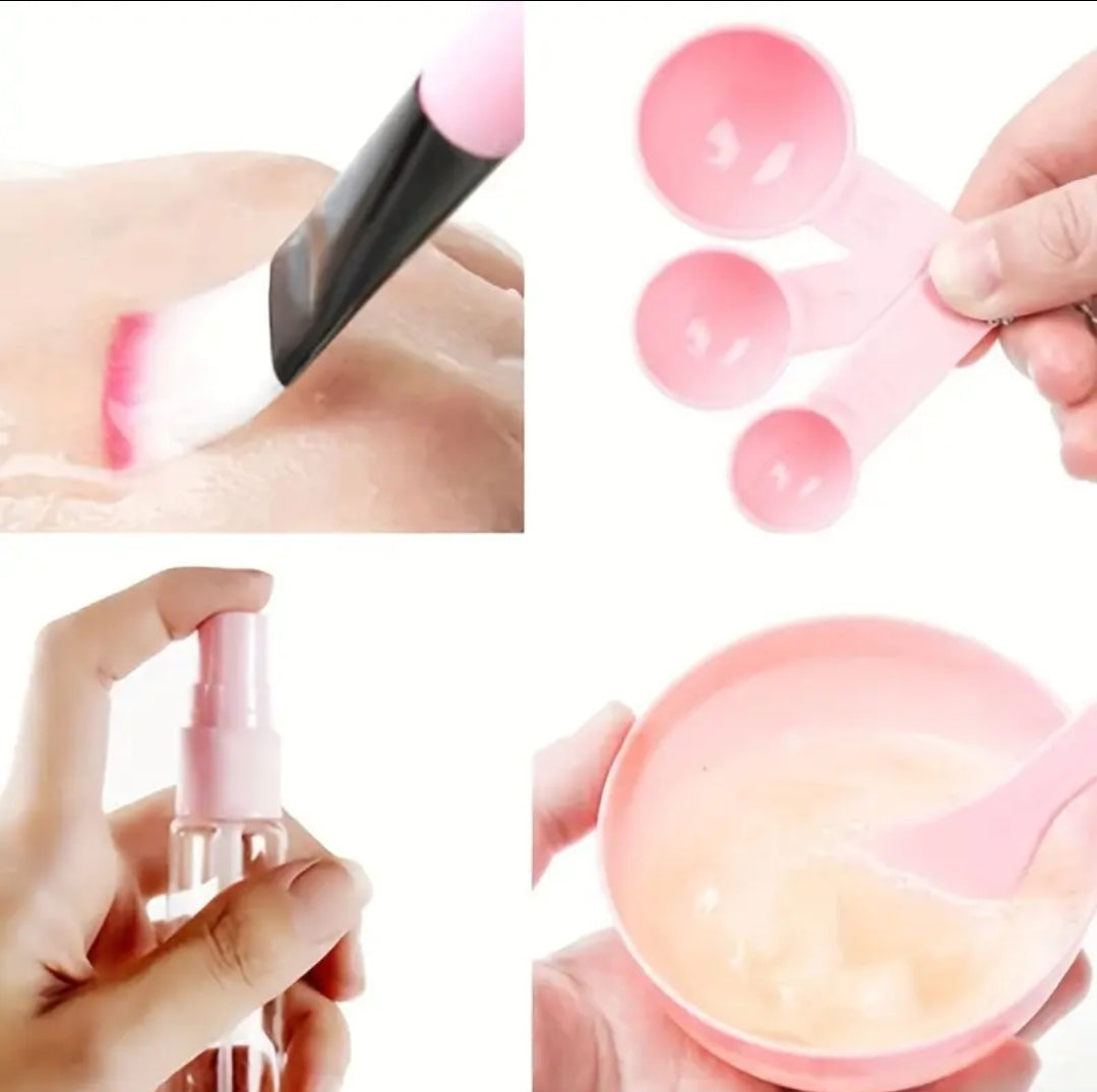 POPPIN - Kit de Mélange de Masque Facial DIY - 9pcs