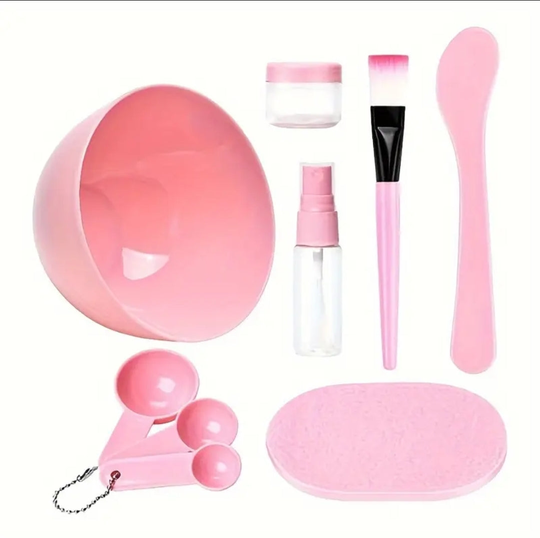Poppin - Kit de Mélange de Masque Facial DIY - 9pcs