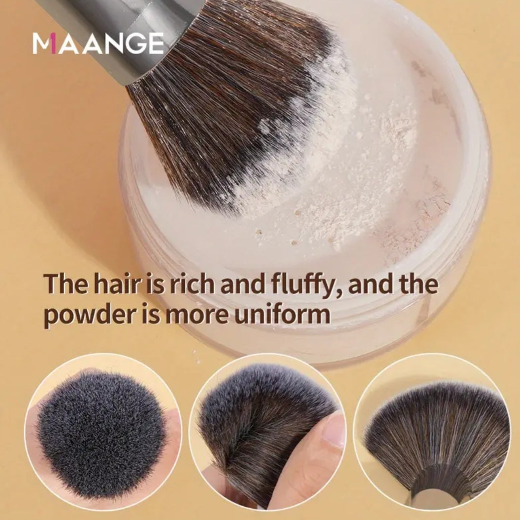 MAANGE - Ensemble de pinceaux de maquillage Dorés ( 13 pièces )
